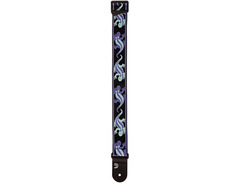 D'Addario Vintage Planet Waves Lizards Guitar Strap Blue image 2