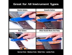 MusicNomad S-File Safe Zone Fret Crowning File image 4