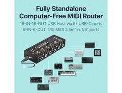CME Pro H12MIDI Pro USB Host MIDI Hub image 3