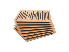 Vicoustic Wavewood Ultra Lite Hybrid Acoustic Panel - Natural Oak, 8-pack image 3