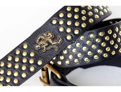 Red Monkey Bootleg Guitar Strap image 2