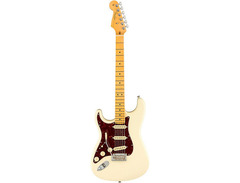 Fender American Professional II Stratocaster Maple Fingerboard Left-Handed Electric Guitar Olympic White image 3