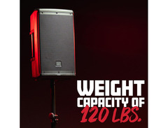 Rok-It Aluminum Tripod Speaker Stand Set with Bag image 3