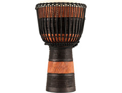 Meinl Percussion ADJ3-XL African Style Rope Tuned 13-Inch Wood Djembe, Brown/Black image 2