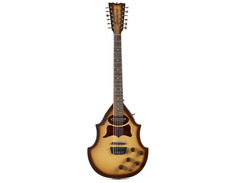 Danelectro Bellzouki 12 String Semi-Hollow Body Electric Guitar image 2