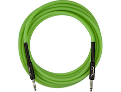Fender Professional Series Glow in the Dark Straight to Straight Instrument Cable 18.6 ft. Green image 2