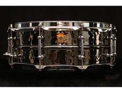 Ludwig Black Beauty Snare Drum - 5 x 14 LB416KT Hammered Black Nickel with Tube Lugs image 2