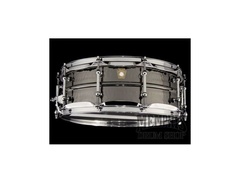 Ludwig Black Beauty Snare Drum - 5 x 14 LB416KT Hammered Black Nickel with Tube Lugs image 4