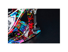 TAMA Limited-Edition 50th Anniversary Iron Cobra Power Glide Psychedelic Rainbow Double Pedal image 4