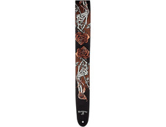 D'Addario Alchemy Leather Guitar Strap, Cryptorosa Multi-Colored 2.5 in. image 2