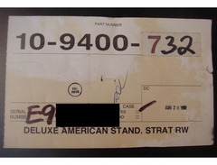 Fender Deluxe American Standard Stratocaster (1989-1990) image 3