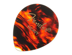 Fender 347 Heavy Teardrop Picks - Tortoiseshell image 2