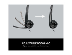 Logitech H390 USB Headset - Black image 4