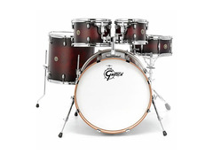 Gretsch Snare Drum 14x6.5 Catalina Maple Cherry Red finish image 2