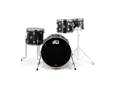 DW black satin oil drum set image 2