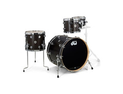DW black satin oil drum set image 3