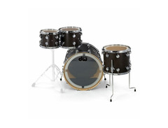 DW black satin oil drum set image 4