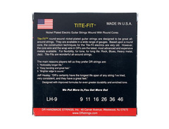 DR Strings Tite-Fit LH-9 Lite-n-Heavy Nickel Plated Guitar Strings image 2