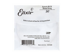 Elixir .047 Western Bronze 80/20, single string, Nanoweb image 2