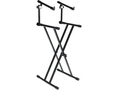 Double tier X-style Generic Keyboard Stand image 3