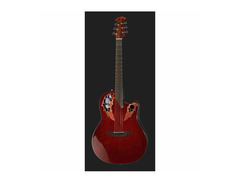 Ovation CE44-RR Elite Celebrity Mid-Depth (Ruby Red) image 2