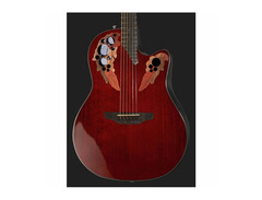 Ovation CE44-RR Elite Celebrity Mid-Depth (Ruby Red) image 4