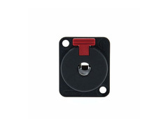 Neutrik NJ3FP6C-BAG 1/4" Locking Chassis Jack Black image 2