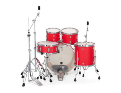 Pearl Decade Maple 3 Piece - Red Burst image 4