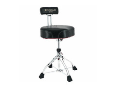Saddle Top Drum Throne with Back Rest and 4 Double Braced Legs image 3