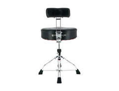 Saddle Top Drum Throne with Back Rest and 4 Double Braced Legs image 4