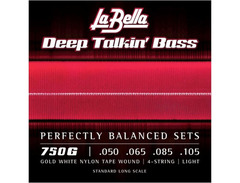 La Bella Gold WHITE Nylon Tape Wound LB 750G image 2