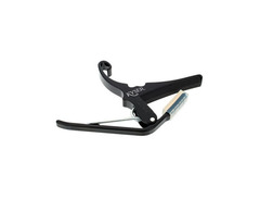 Kyser Quick-Change Acoustic Black capo for western guitar image 3