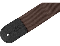 Levy's 2" Polypropylene Guitar Strap with Large Leather End image 2