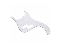 Fender 13 hole white precision bass pick guard image 3
