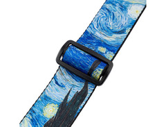 Van Gogh"Starry Night" Guitar Strap image 2