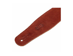 Levy's MSJ26 Suede Guitar Strap - Rust image 2