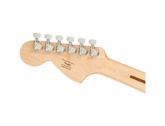 Squier Stratocaster Black Headstock image 4