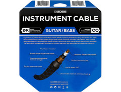Boss Bic-25A Angled To Straight Instrument Cable, 25 Ft. 2-Pack image 3