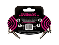 Ernie Ball Flat Ribbon Patch Cables, 3-Pack 2.93 Inches image 2