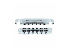 TonePros locking Tune-o-matic bridge and Tailpiece set image 4