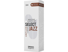 D'Addario Woodwinds Select Jazz Unfiled Baritone Saxophone Reeds Strength 3 Medium image 3