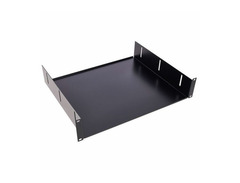 DavisLegend Fixed Rack Mount Shelf with Vented Panel (2U) image 3