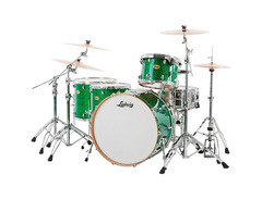 Ludwig Centennial Zep 4-Piece Shell Pack Green Sparkle image 2
