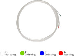Aquila USA 4U High G Soprano Ukulele String Set - All Nylgut image 3