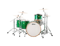 Ludwig Centennial Zep 4-Piece Shell Pack Green Sparkle image 4