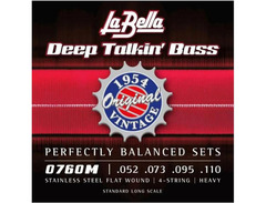 La Bella 0760M Deep Talkin' Flatwounds .052-.110 image 4