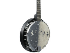 Luna Guitars Moonbird 5-String Acoustic/Electric Banjo (BGB MOON 5E) image 2