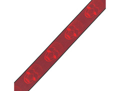 Guitar Strap, Skulls Red image 3
