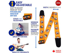 The Beatles Yellow Submarine Montage Guitar Strap image 2