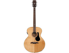 Alvarez ABT60E Baritone Acoustic-Electric Guitar, Natural image 3
